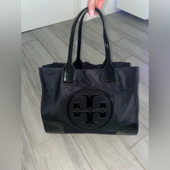 Tory Burch Small Ella Patent Tote Bag